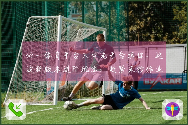 必一体育平台入口老手告诉你，这波新版本进阶玩法，赶紧来抄作业，不走弯路！